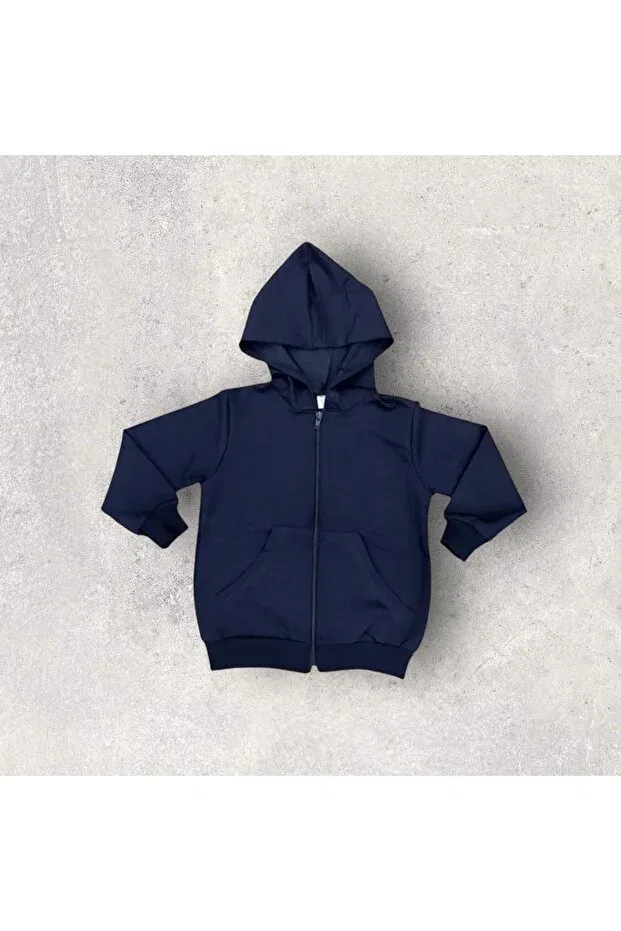Детский кардиган с капюшоном Bilgens Butik, Navy Blue