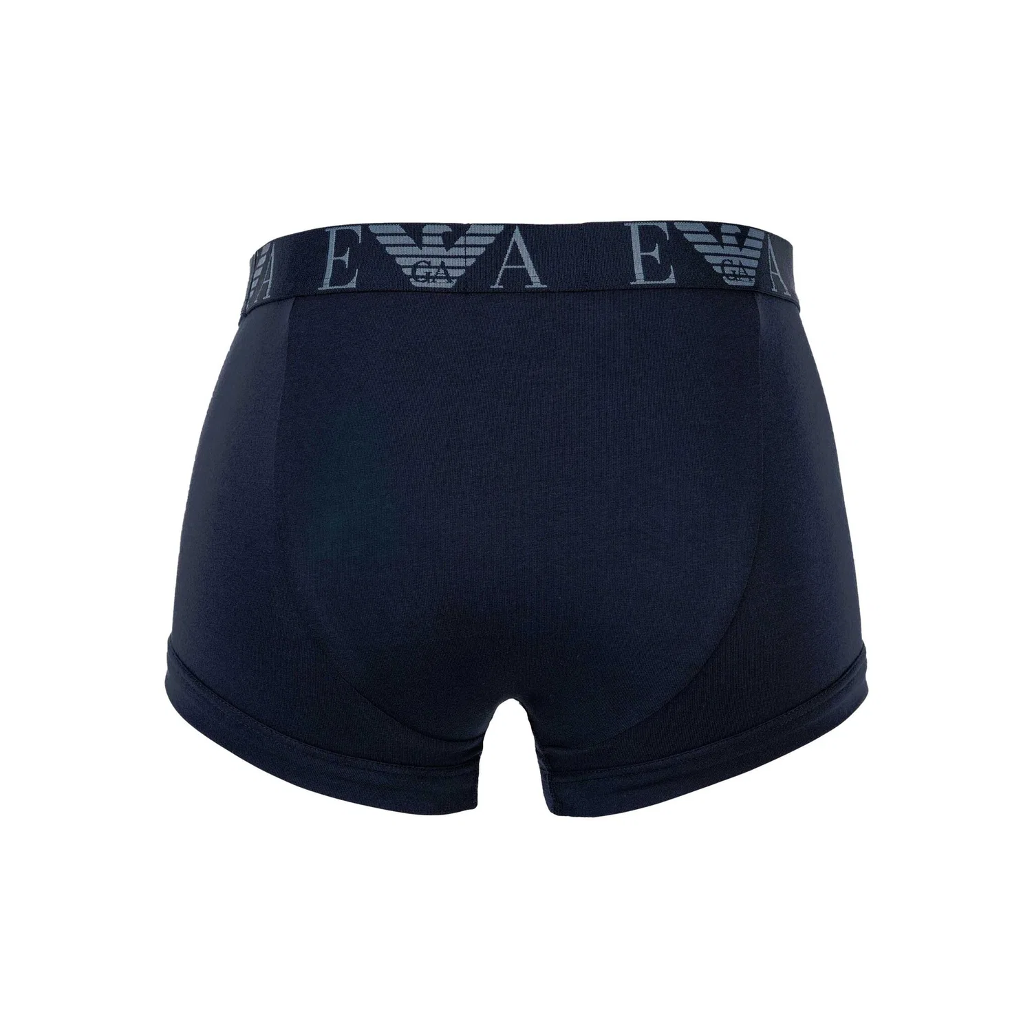 Мужские боксеры 3 шт. Bold Monogram Emporio Armani, Blue — фото 3
