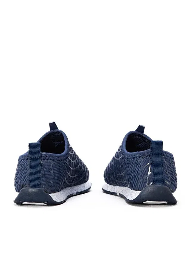 Детские спортивные кроссовки для девочек без шнурков Fly Soft, Navy Blue — фото 3