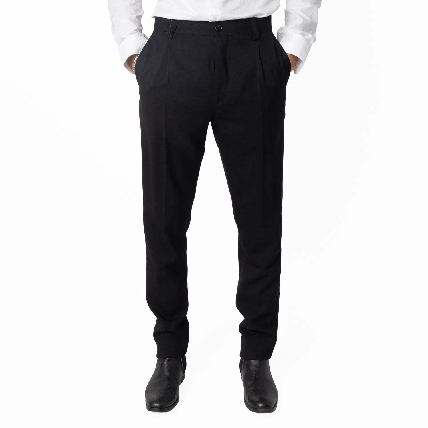 Брюки классические шерстяные Burberry, Black