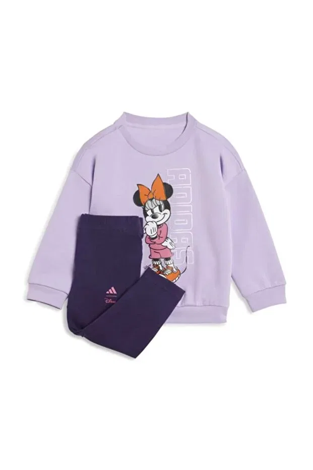 Детский спортивный комплект для мальчиков с длинным рукавом Adidas, Powder Plum-Lucid Pink