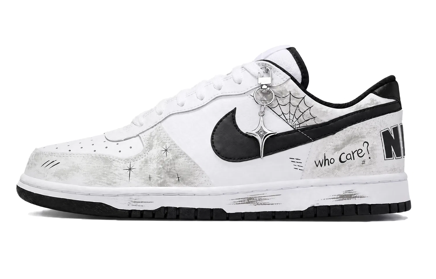Детские кроссовки для скейтбординга с низким верхом Nike Big, Meteorite Gray — фото 3