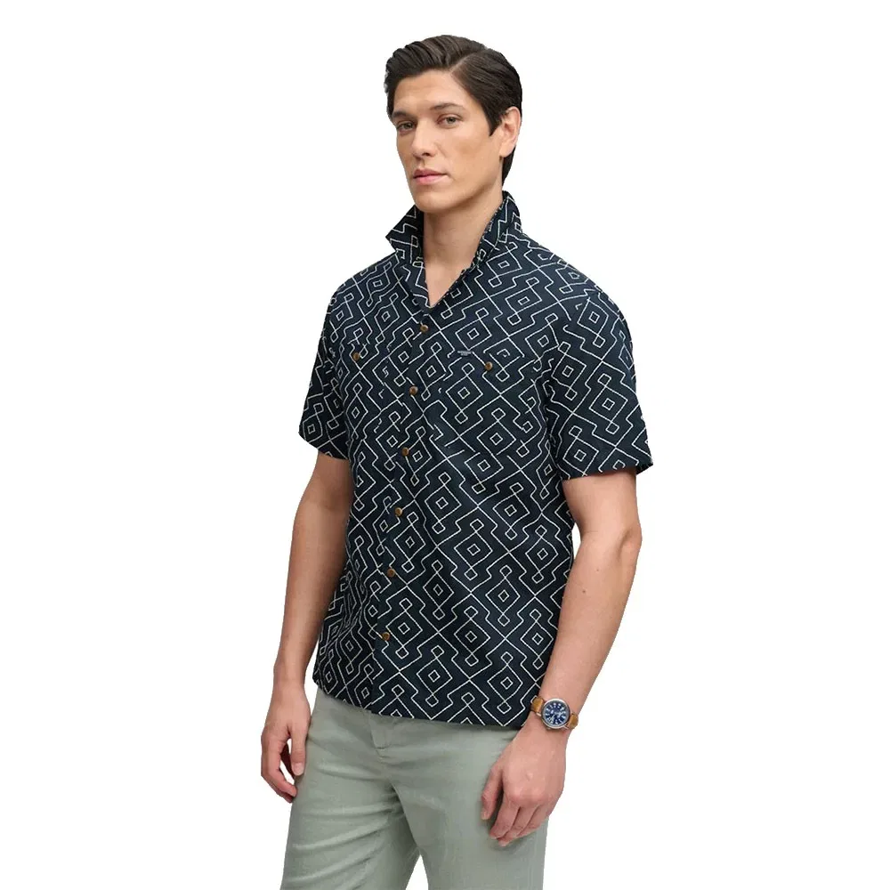 Футболка с принтом Superdry Premium Printed Beach, синий — фото 4