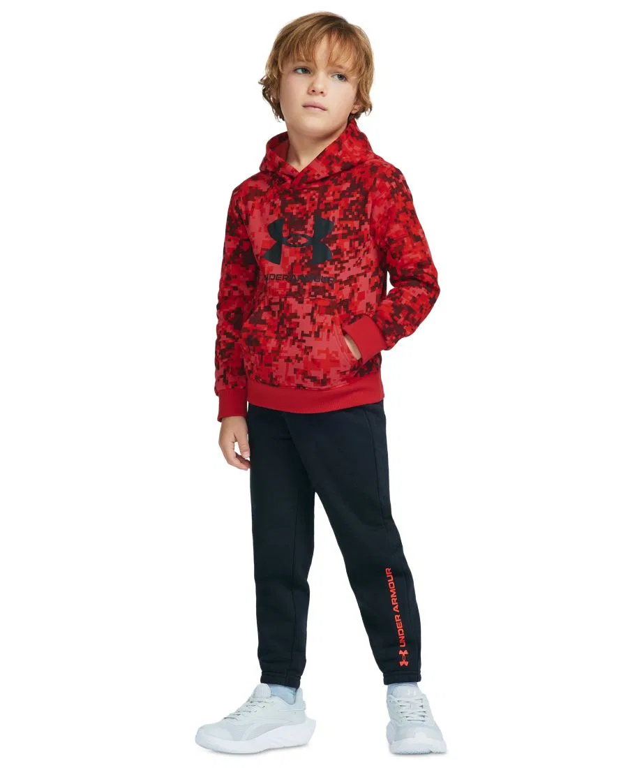 Комплект из футерованного худи и джоггеров Rival Fleece, 2 предмета Under Armour, Anthem Red Camo