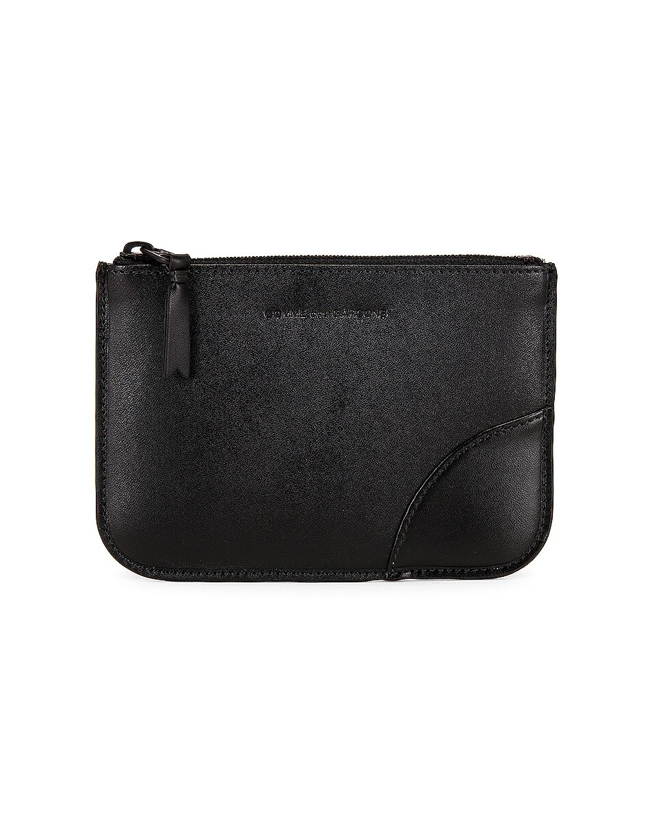 

Кошелек Comme des Garçons Very Black Leather Zip, черный