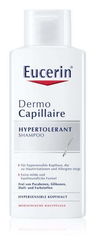 

Чрезвычайно нежный шампунь для раздраженной кожи Eucerin DermoCapillaire