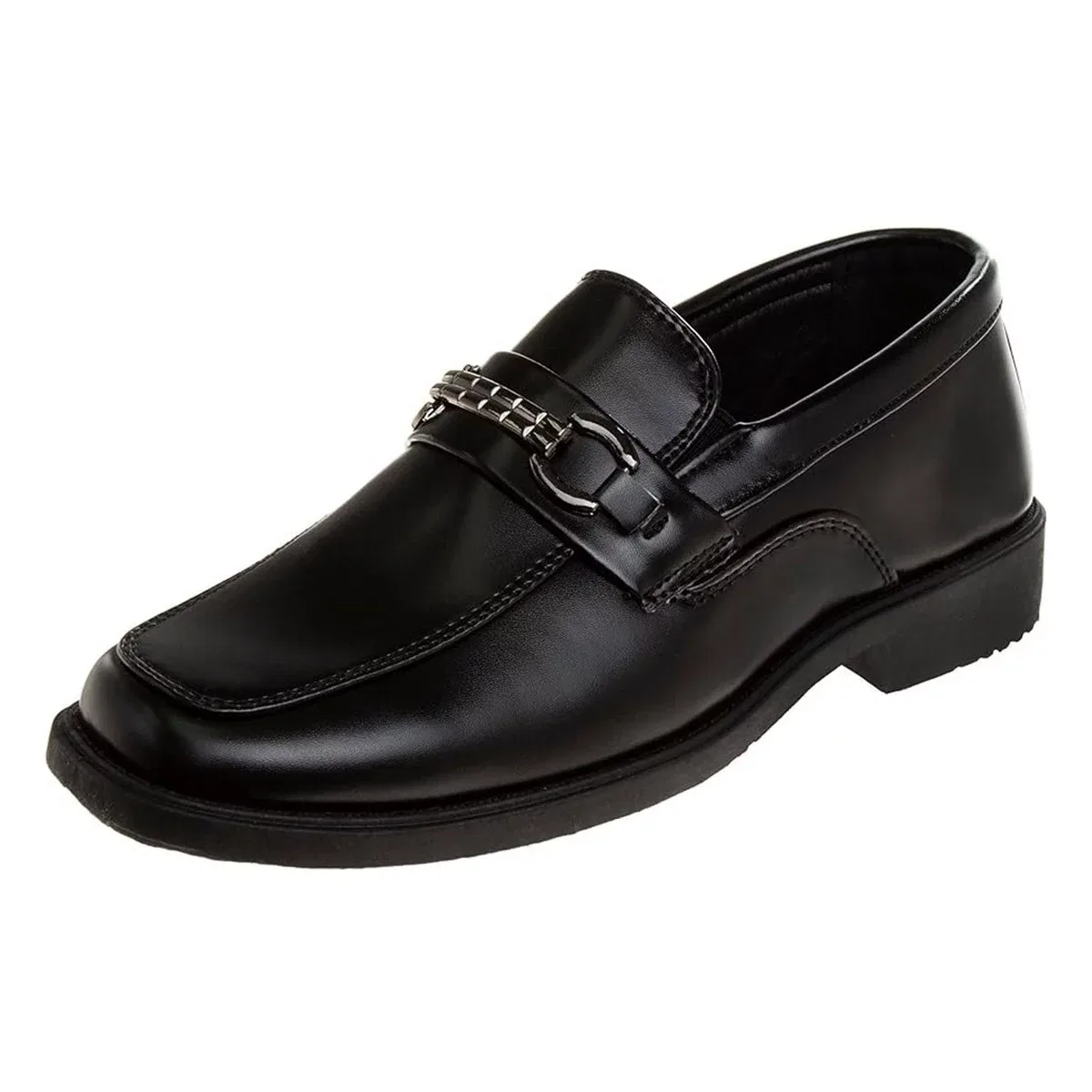 Детские классические туфли без шнуровки с металлическим акцентом Josmo Shoes, Black