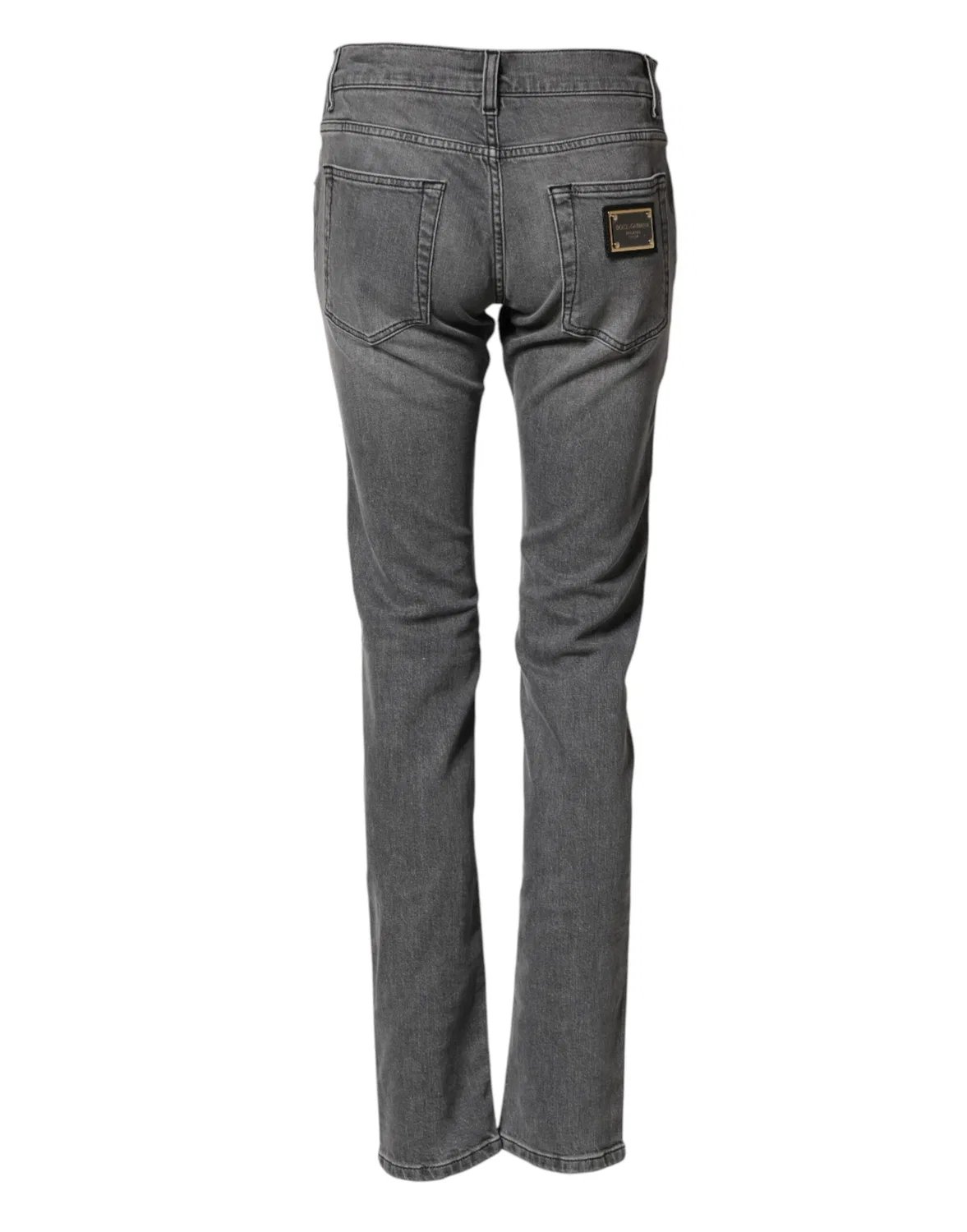 Мужские джинсы скинни с логотипом Skinny Jeans Dolce & Gabbana, Gray — фото 3