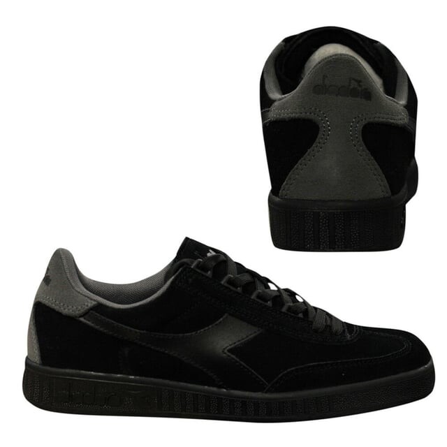 

B Оригинальные мужские черные кроссовки Diadora, черный