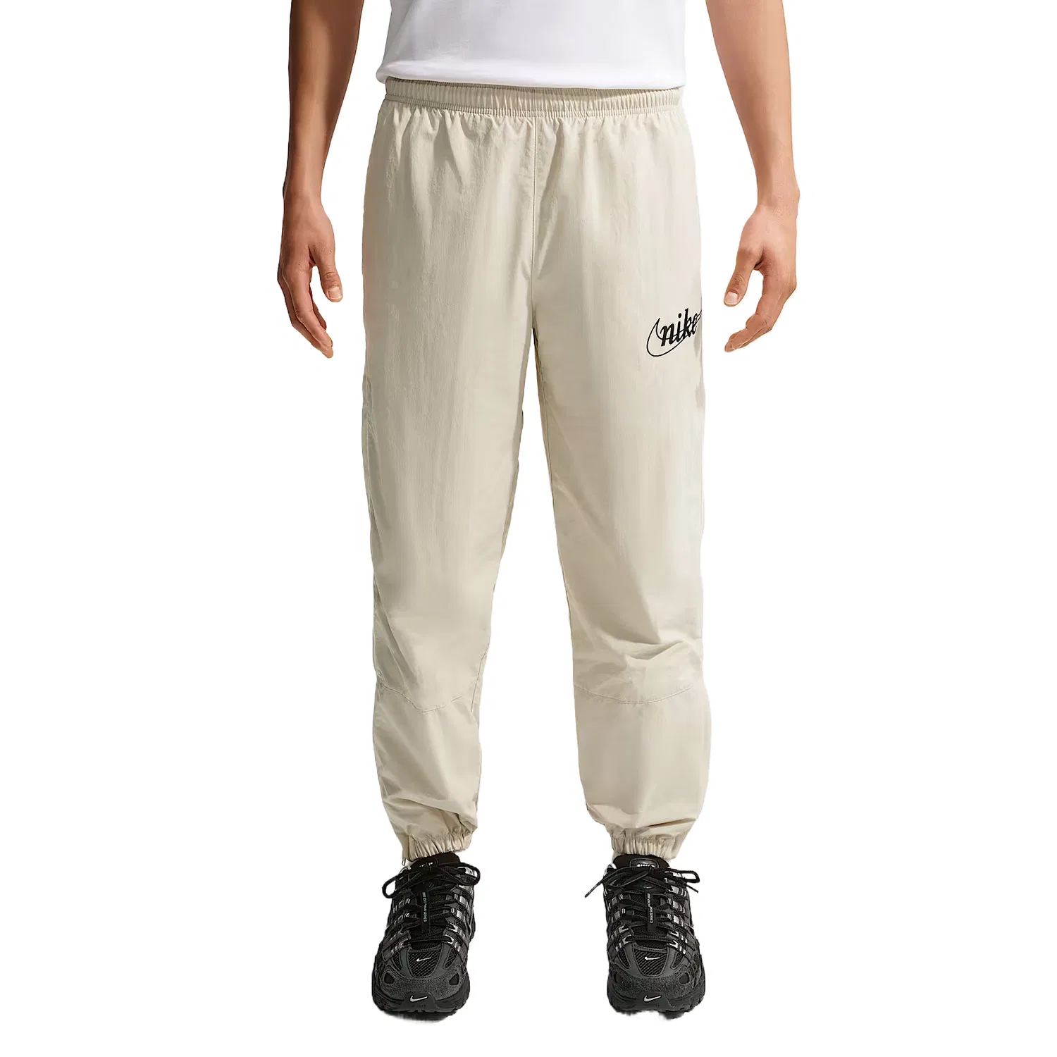 Мужские повседневные брюки с манжетами Light Khaki/Black Nike