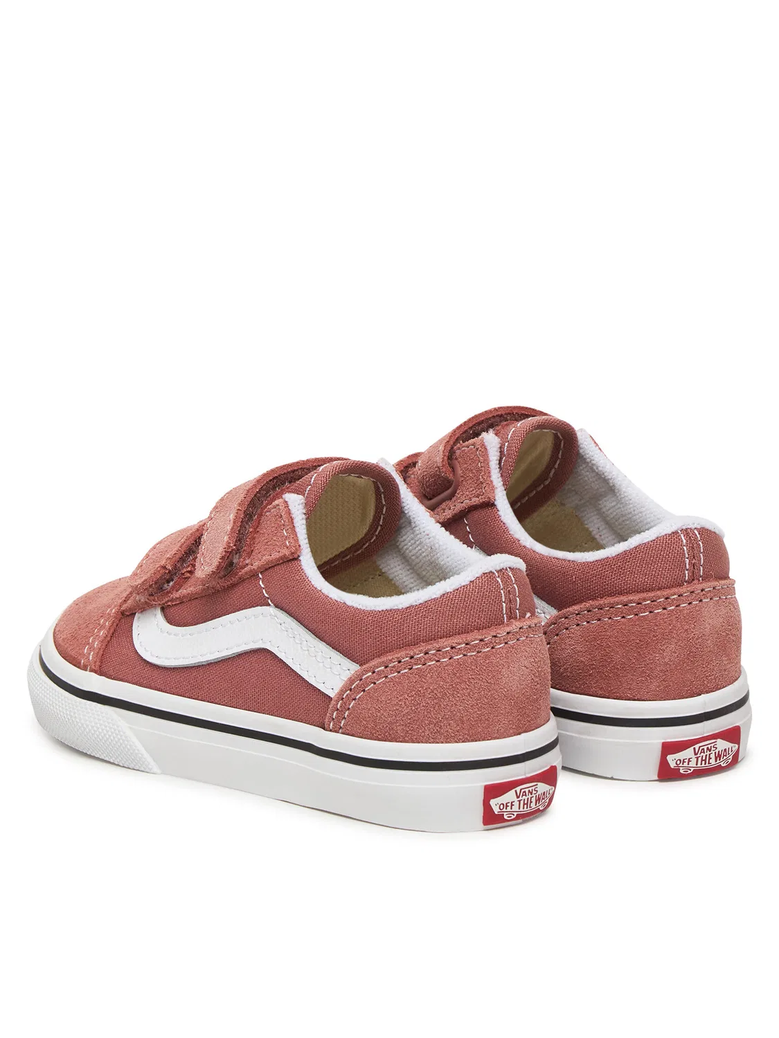 Тканевые кроссовки для девочки Old Skool Vans, розовый — фото 3