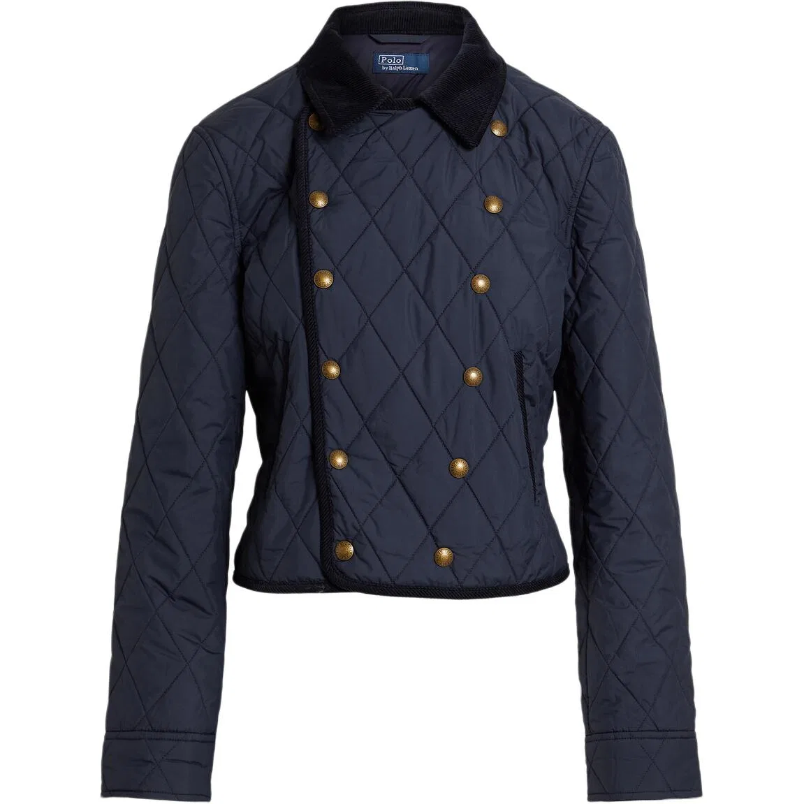 Женская куртка с лацканами прямого кроя Polo Ralph Lauren, Dark Blue
