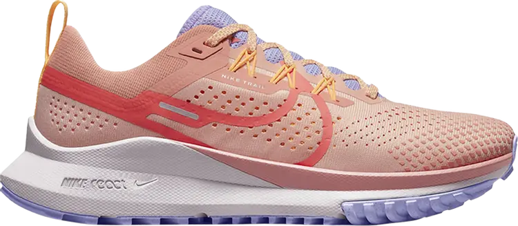 Кроссовки Nike Wmns React Pegasus Trail 4 'Arctic Orange Purple Pulse', оранжевый