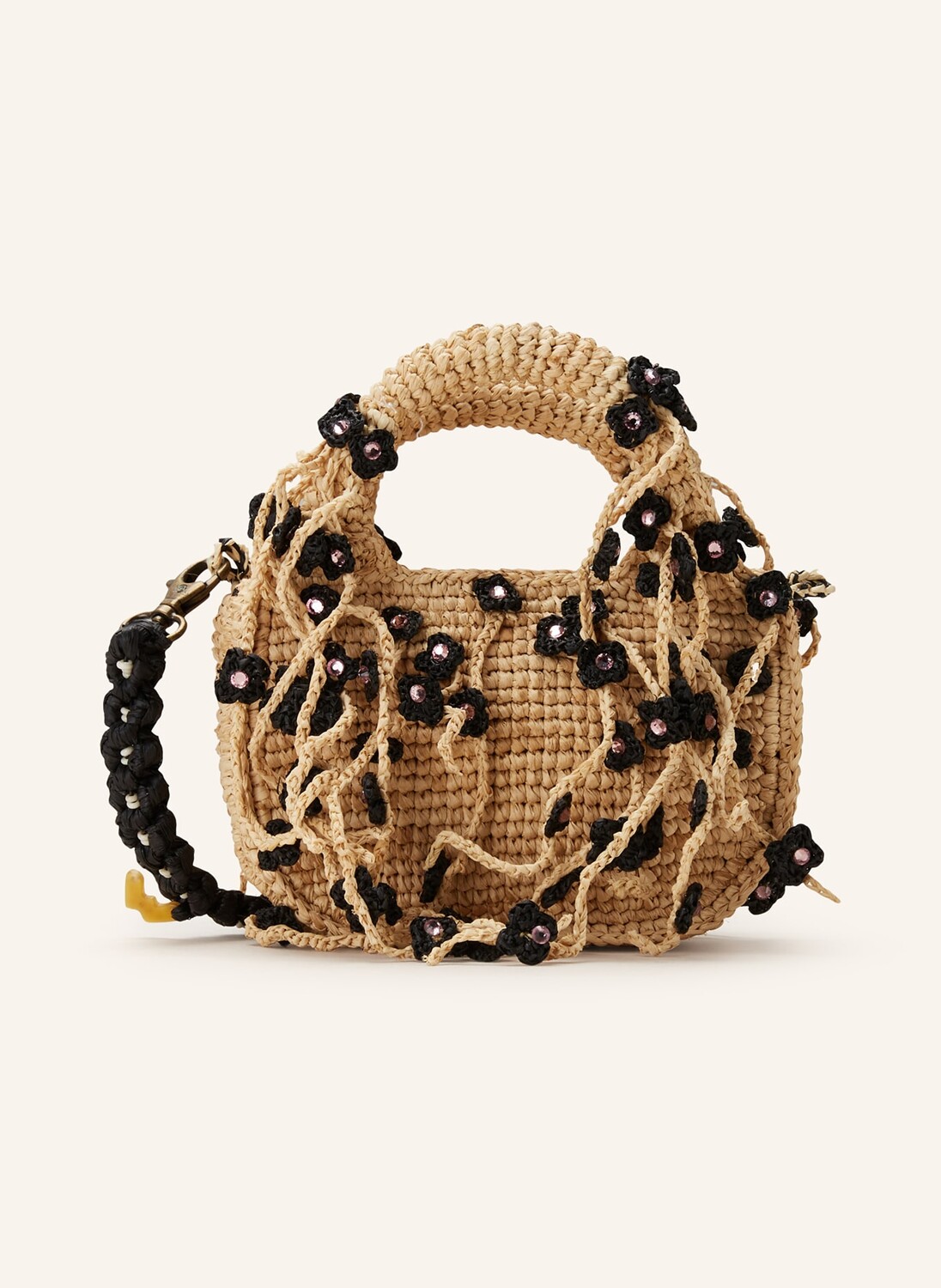 

Сумка через плечо Olivia с драгоценными камнями Made For A Woman, бежевый