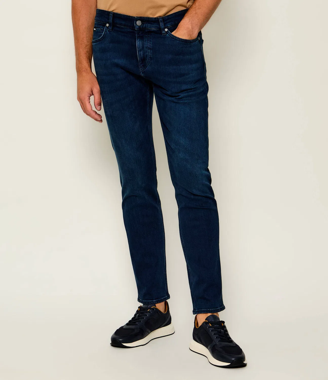 Джинсы slim fit P-Delaware Boss, темно-синий — фото 3