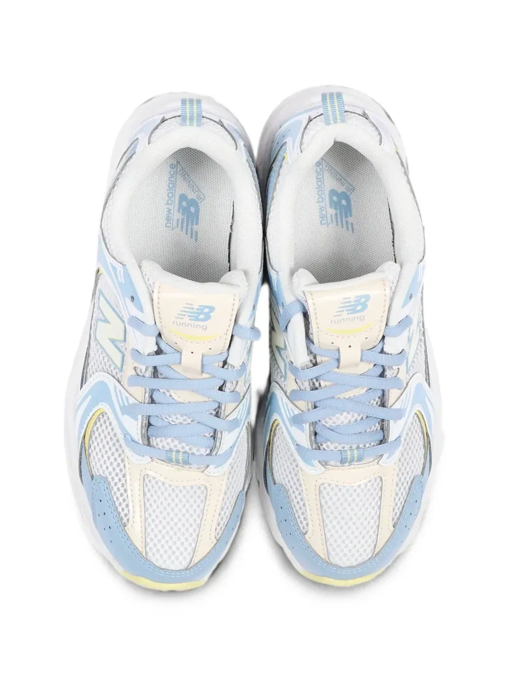 Кроссовки 530 с вставками New Balance Kids, белый — фото 4