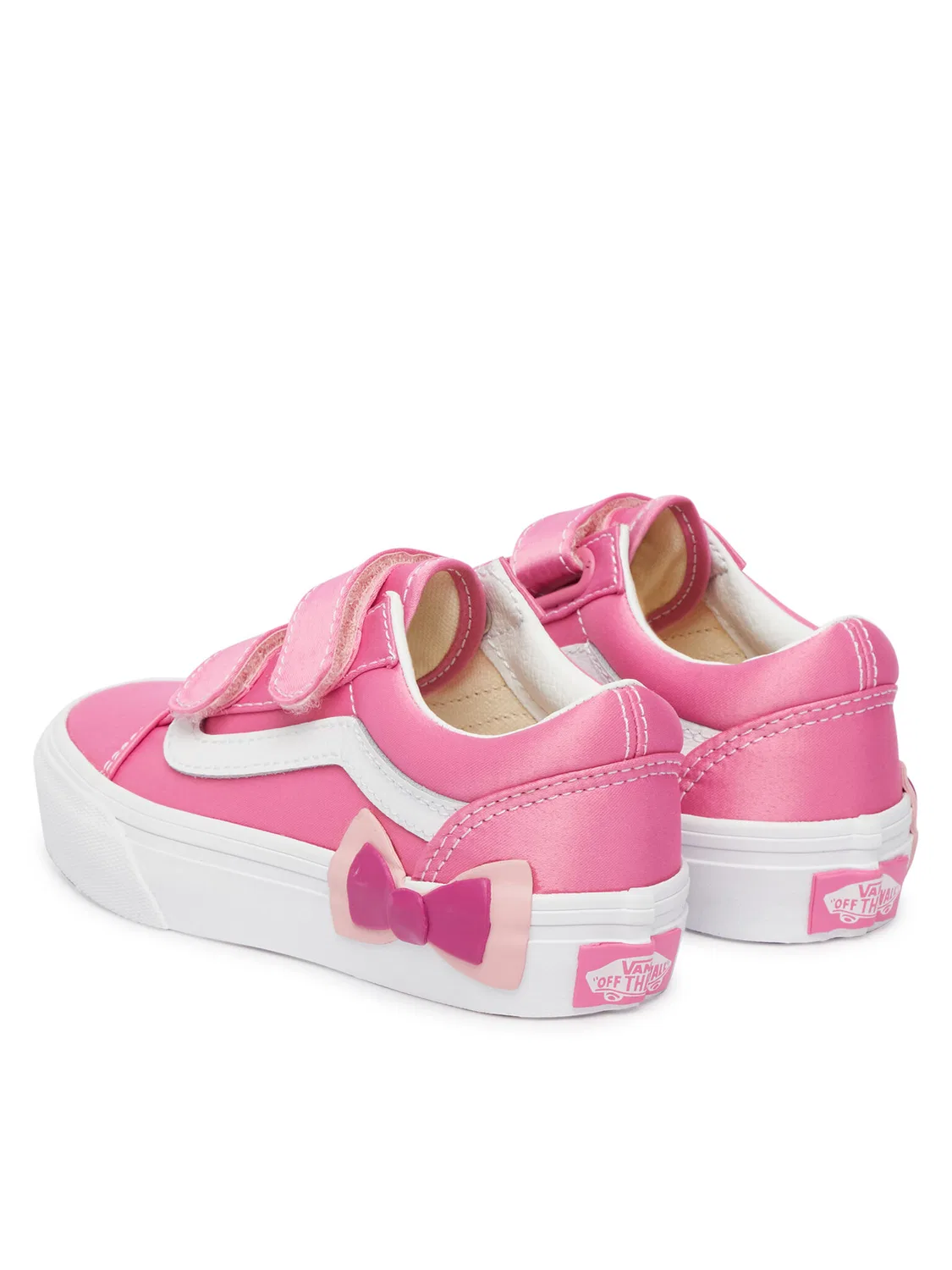 Тканевые кроссовки для девочки Old Skool Bow Vans, розовый — фото 3
