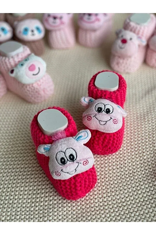 Детские носки для новорожденных с 3D-игрушкой Myluni, Fuchsia