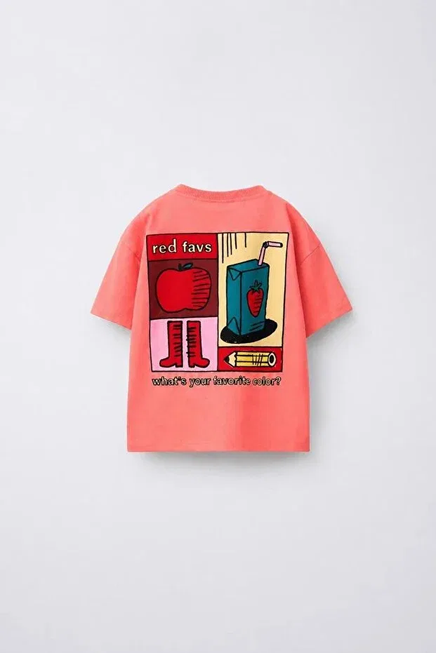 Детская футболка с принтом Luccokids, Pink