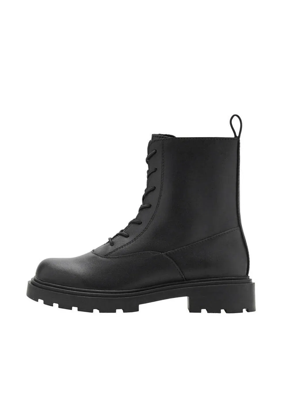 Детские ботильоны на шнуровке Mango Kids, Black