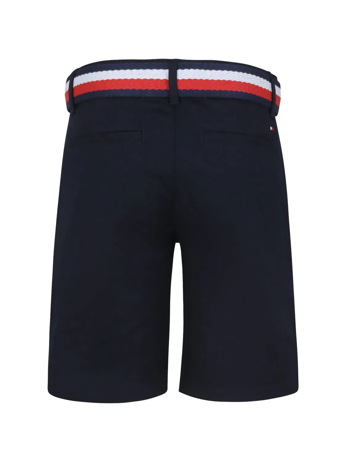 Шорты из органического хлопка с поясом Tommy Hilfiger, темно-синий — фото 3