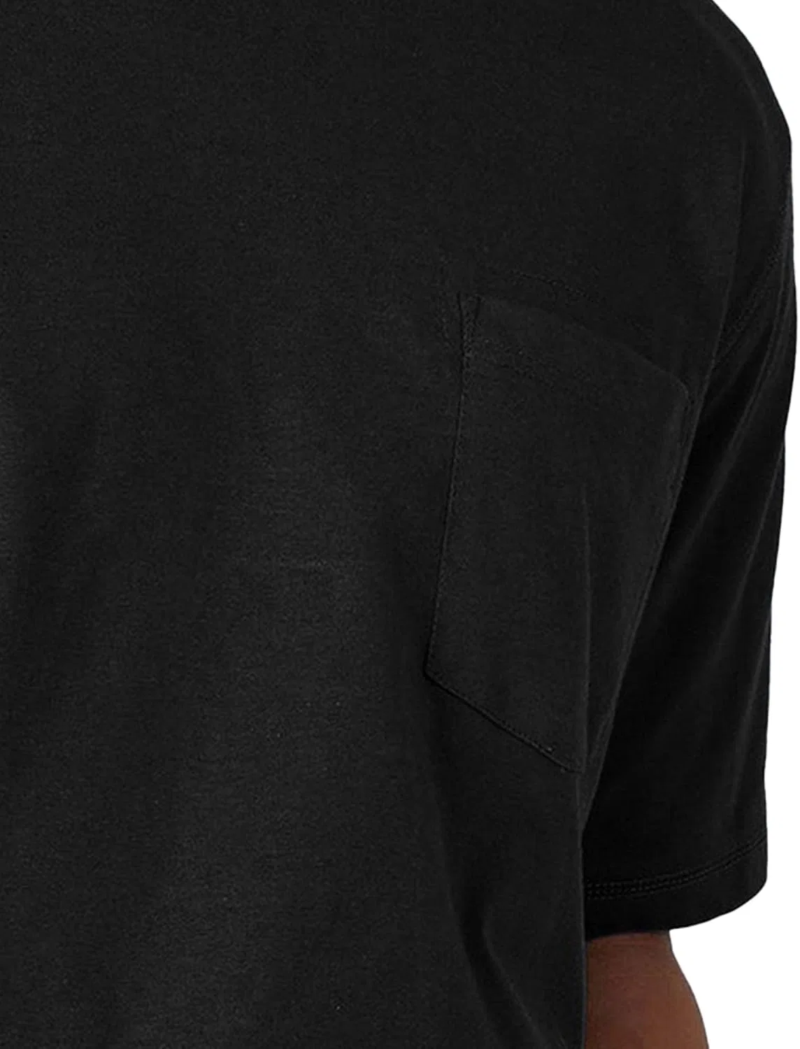 Мужская футболка с круглым вырезом Heavy Weight, Black — фото 4
