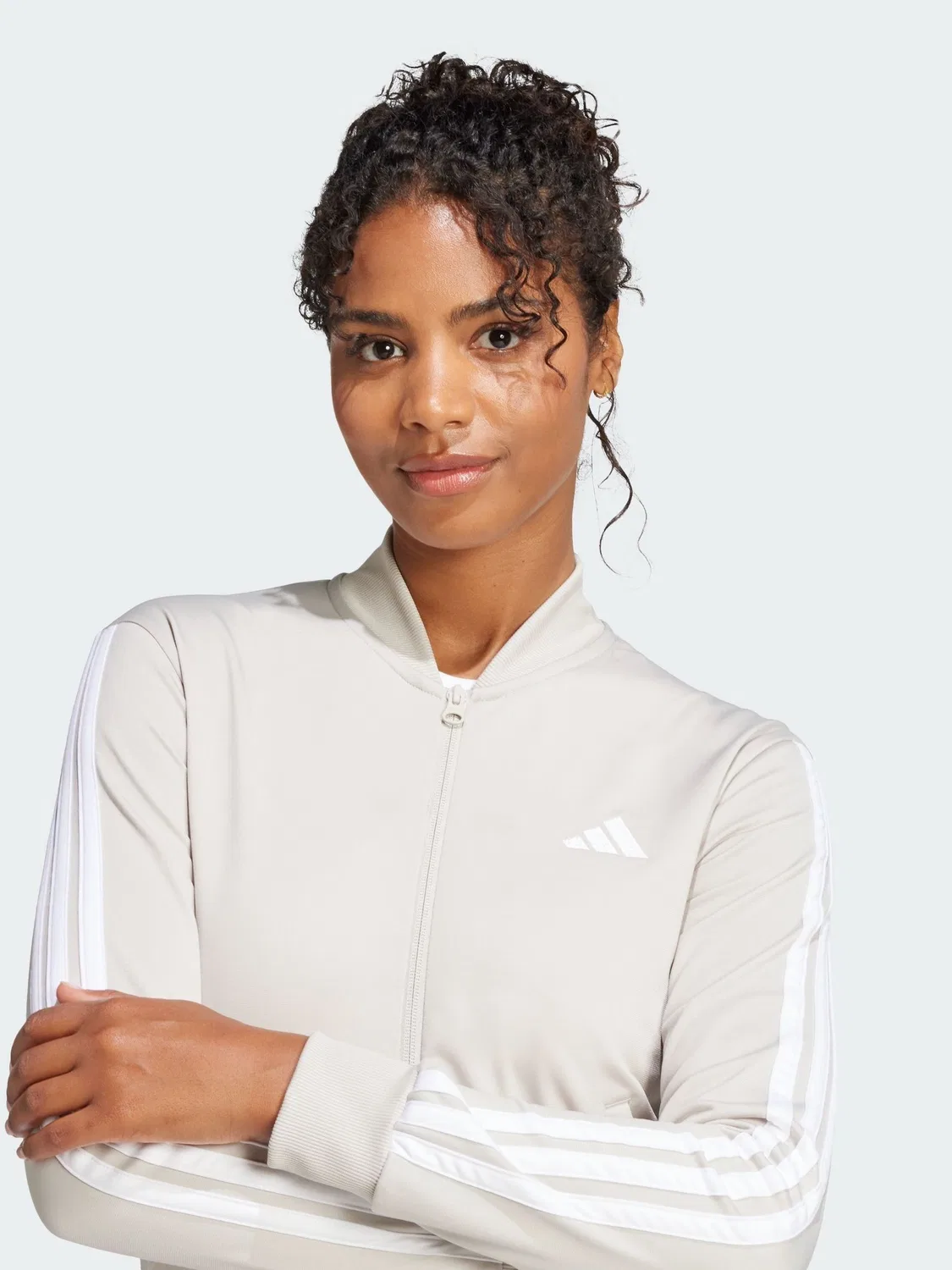 Трек-костюм adidas Cream Dayready, кремовый — фото 3