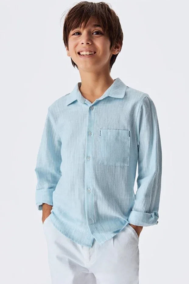 Мужская рубашка с принтом Young Generic Brands, Blue