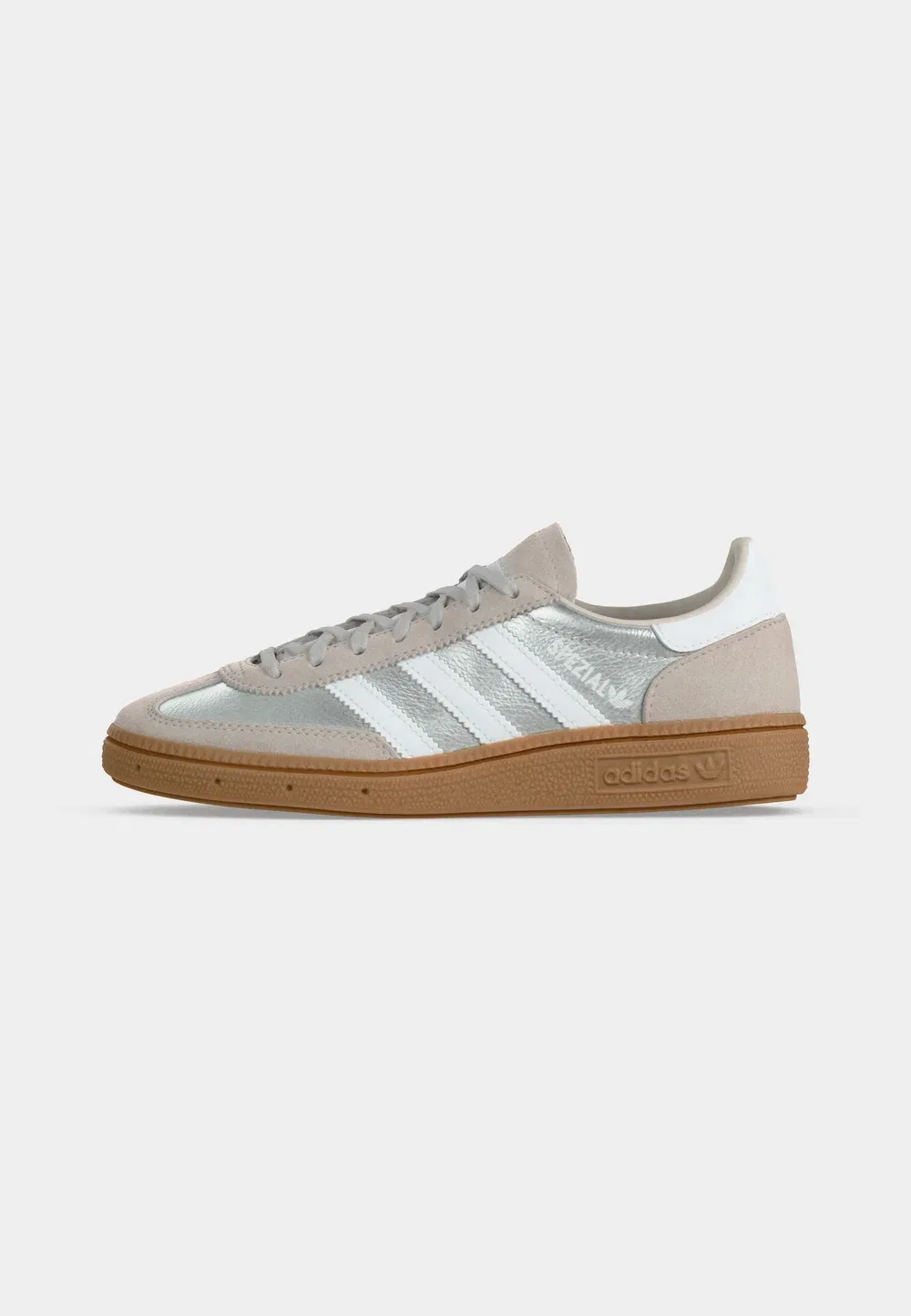 Специальные кроссовки для гандбола унисекс - кроссовки Adidas Originals, Silver-Coloured Metallic/Footwear White — фото 2