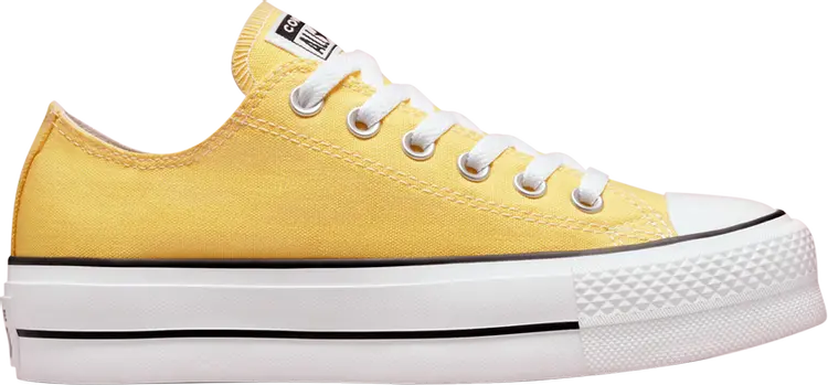 Кроссовки Converse Wmns Chuck Taylor All Star Lift Platform Low Butter Yellow, желтый