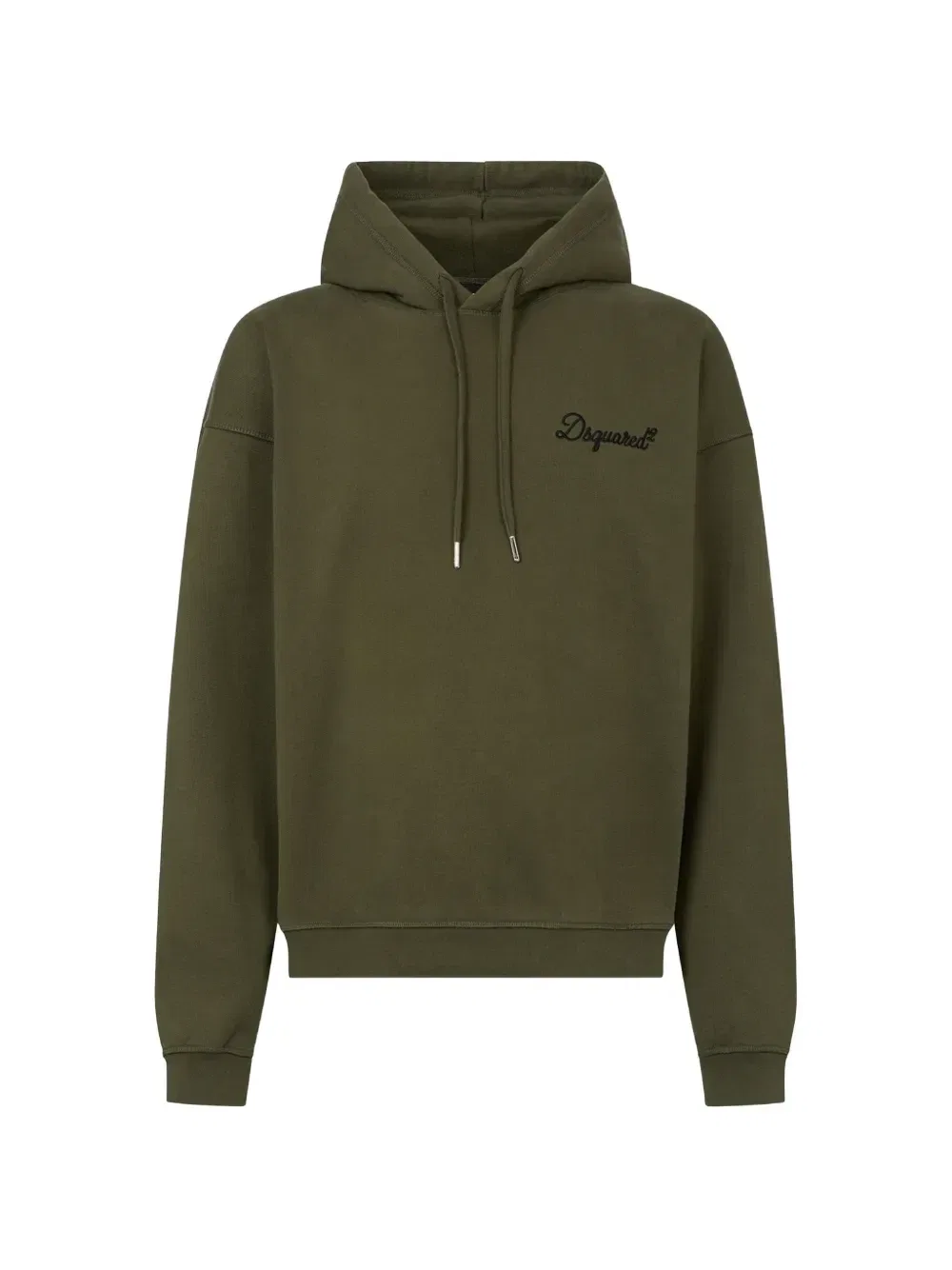 Худи свободного кроя Dsquared2, зеленый