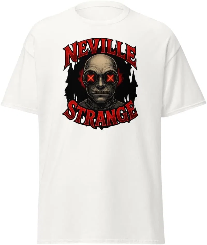 Мужская футболка с принтом Collector of Lost Souls Neville Strange, White