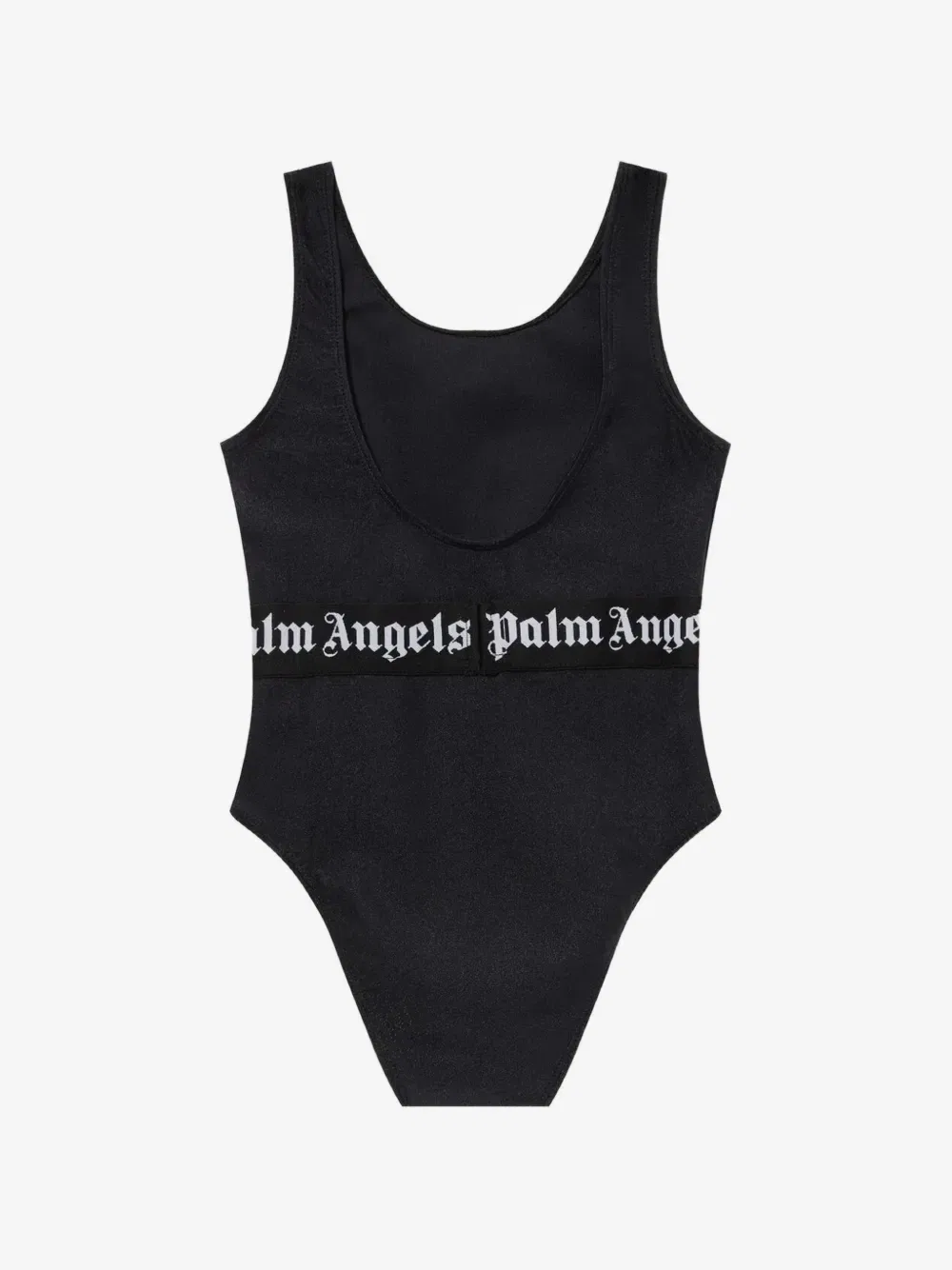 Купальник с логотипом на резинке Palm Angels Kids, черный — фото 2
