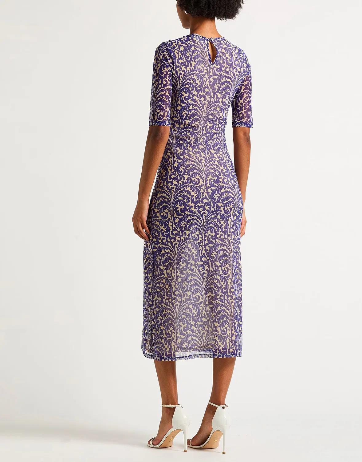 Женское платье-бодикон без рукавов Etro, фиолетовый — фото 3
