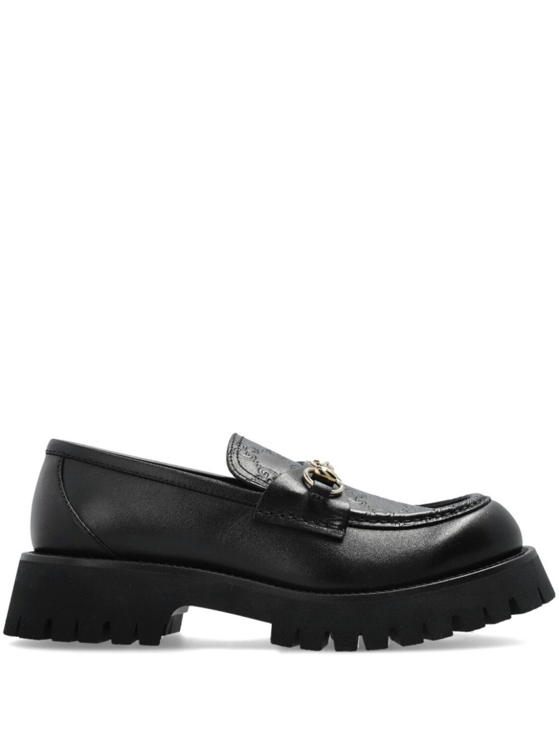 

Лоферы с отделкой Horsebit Gucci, черный
