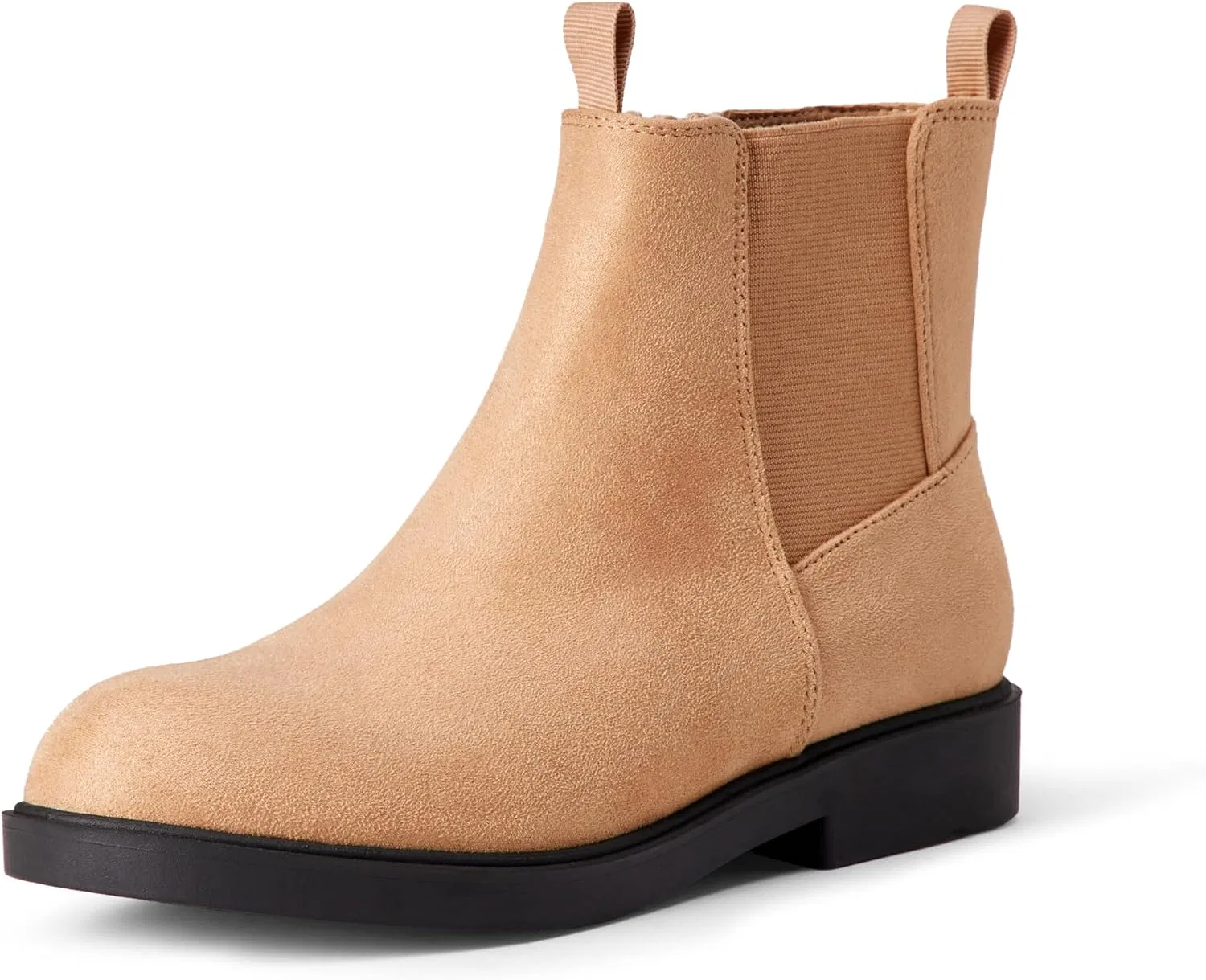 Детские ботинки-челси для девочек Amazon Essentials, Taupe Faux Suede