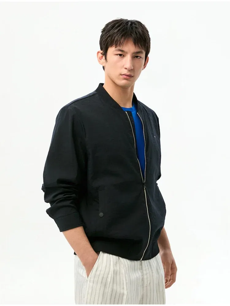 Куртка бомбер из нейлона TOMMY HILFIGER, Navy