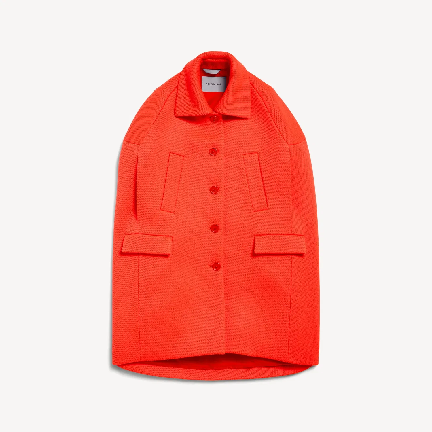 Женский плащ-накидка Balenciaga, оранжевый