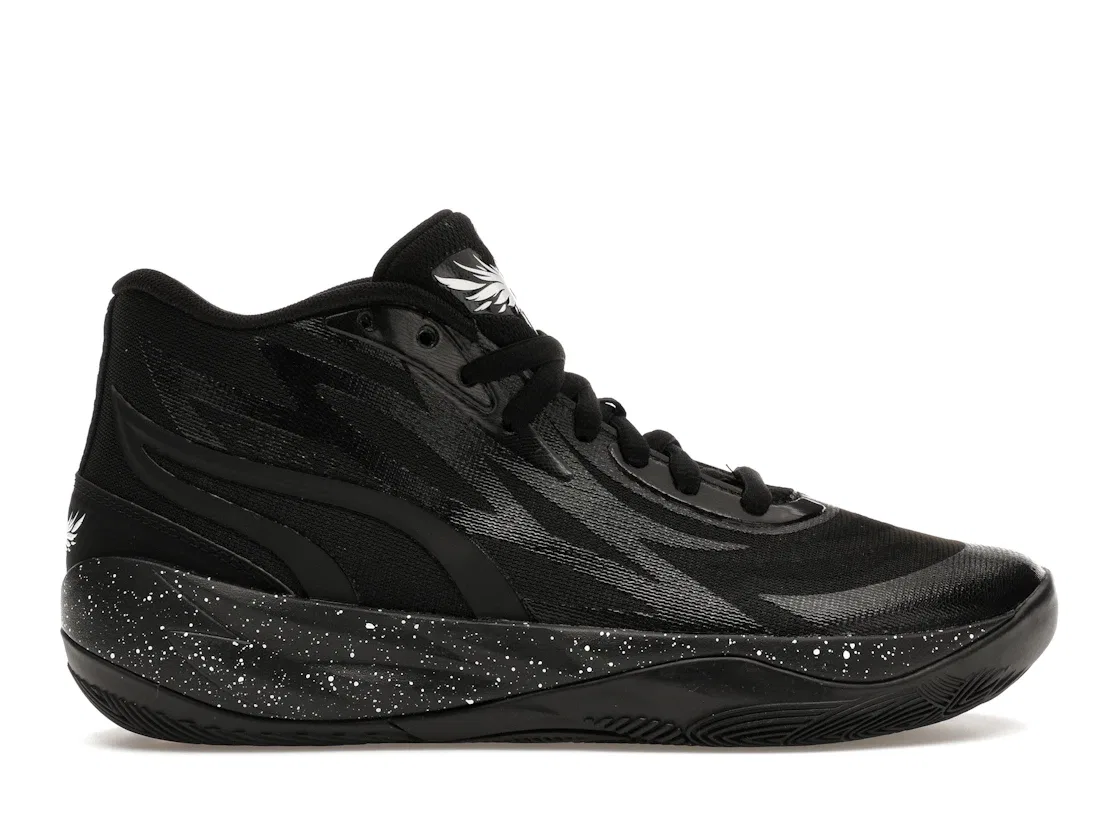 Детские кроссовки для баскетбола с технологичным верхом Puma LaMelo Ball MB.02, Black/White/Oreo