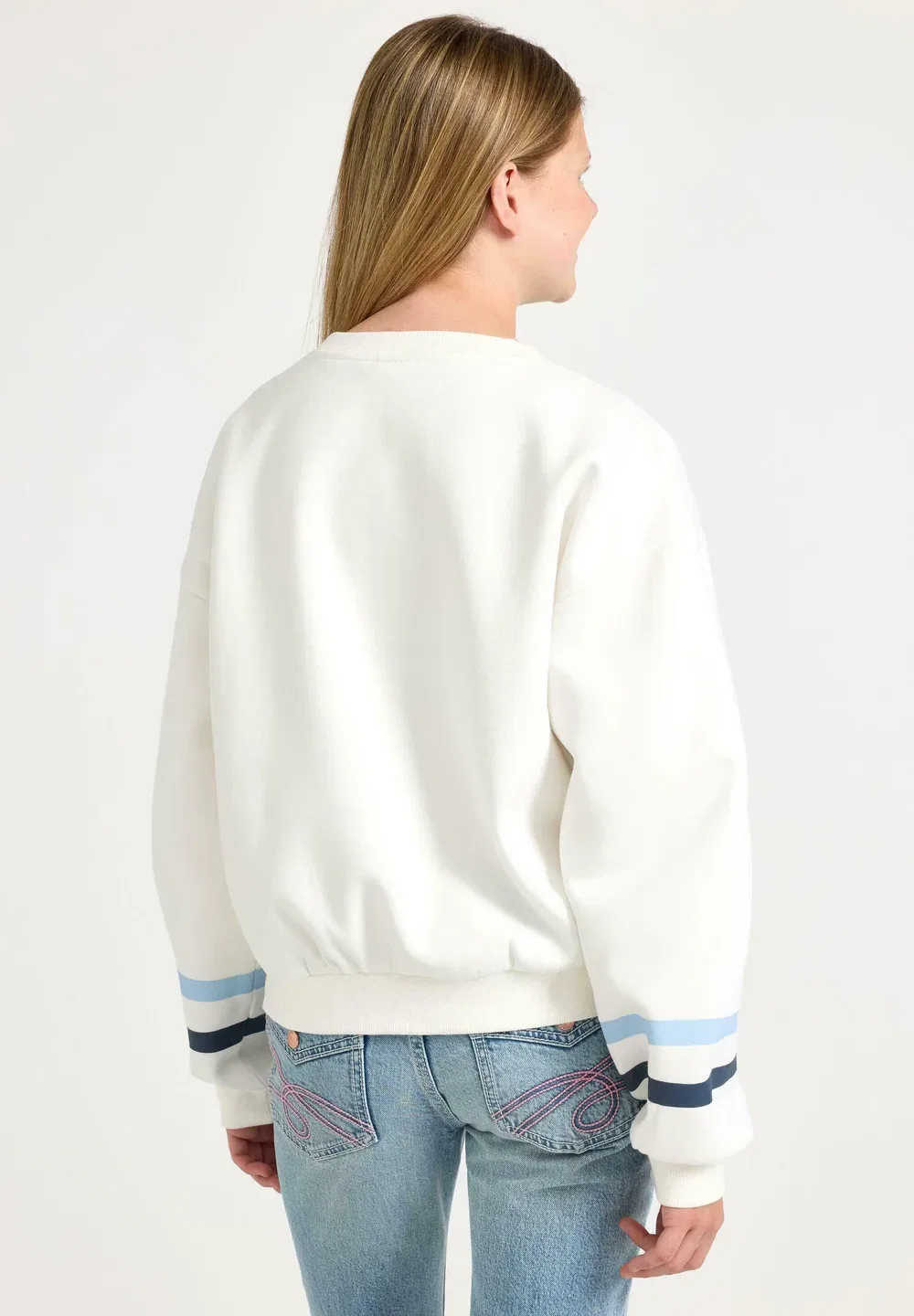 Толстовка Hello Kitty с начесом внутри - толстовка Lindex, Off White — фото 3