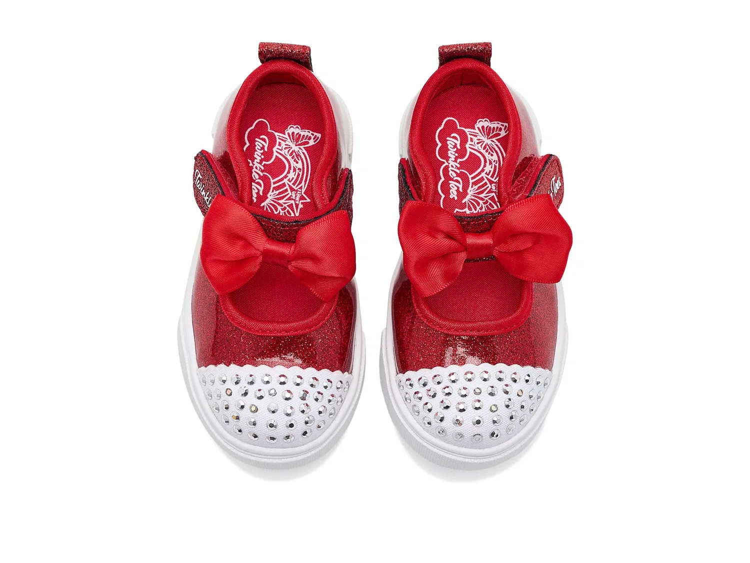 Кроссовки Twinkle Sparks - Precious Jane 314467N (для малышей) Skechers Kids, Red — фото 3