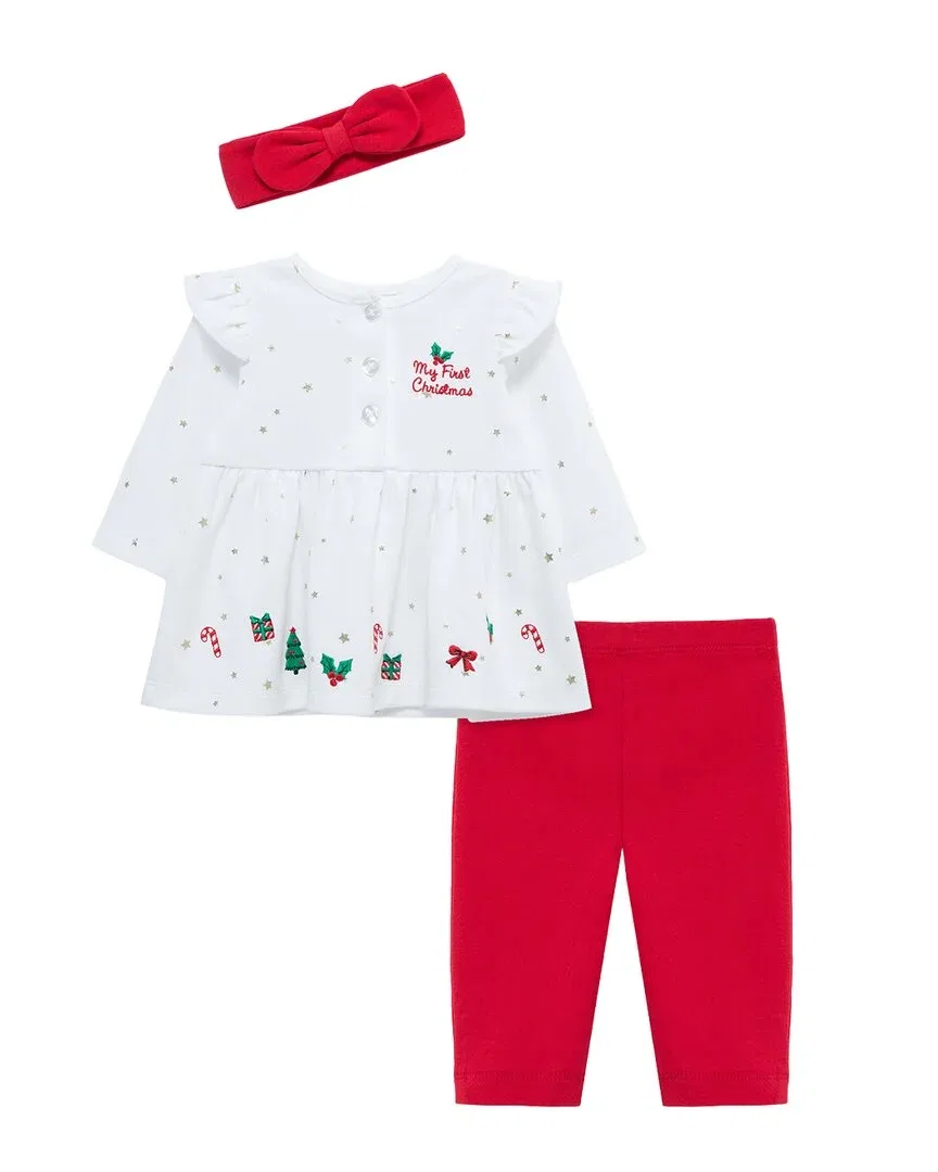 Детский комплект туники и леггинсов Merry Tunic Set Little Me, красный