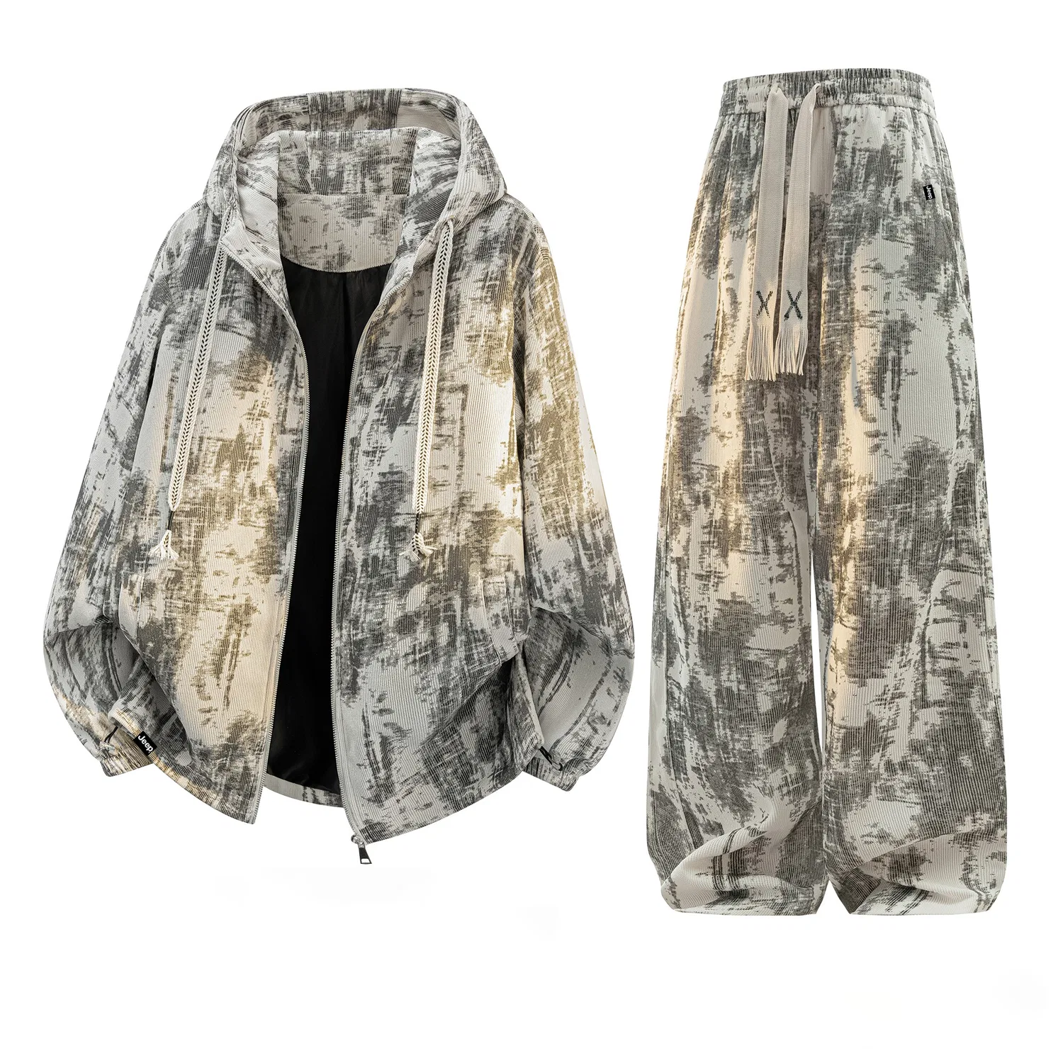 Детский комплект из худи и брюк с капюшоном, модель Leisure Collection, Jeep, Beige