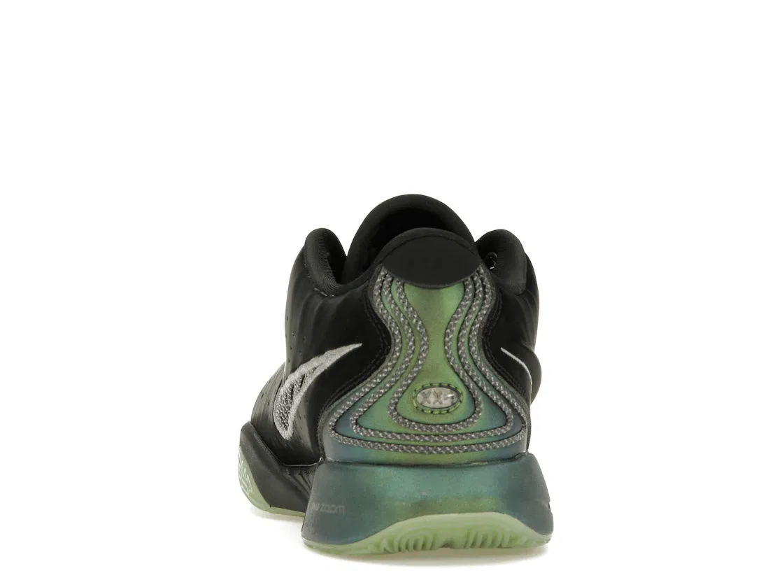 Детские кроссовки для мальчиков с длинным шнурком Nike LeBron 21 Nike, Black/Iron Grey/Oil Green/Metallic Pewter — фото 4