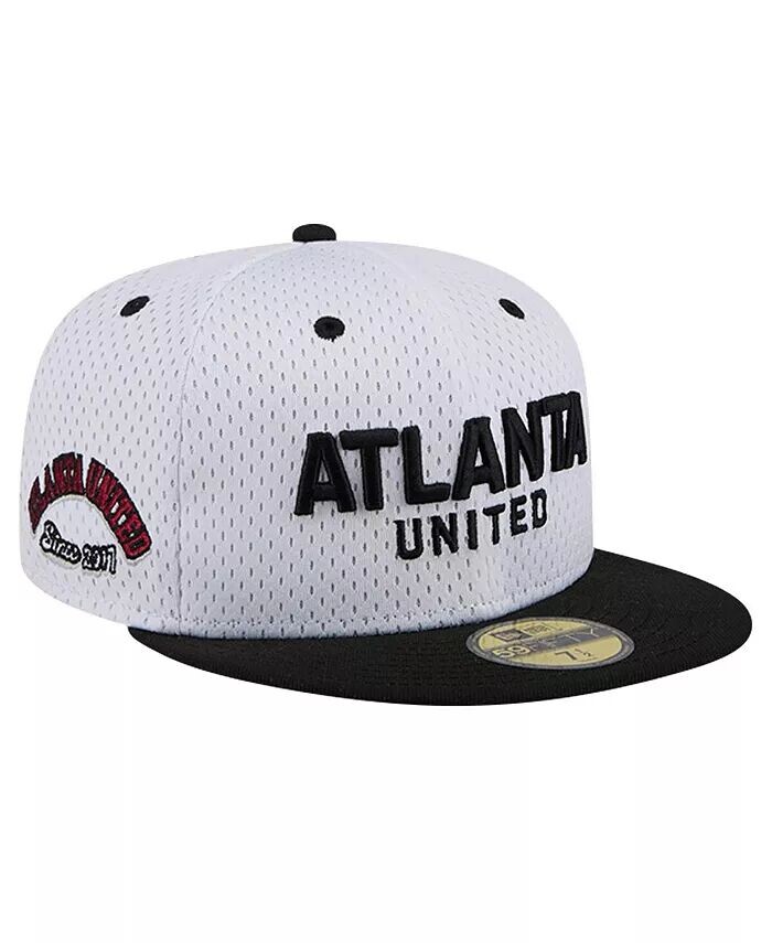 

Мужская белая кепка Atlanta United FC Throwback Mesh 59FIFTY New Era, белый