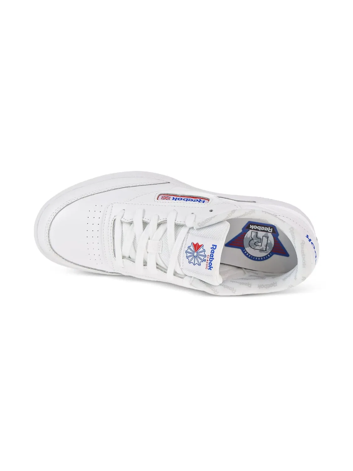 Классические кожаные кроссовки Club C Reebok, белый — фото 2