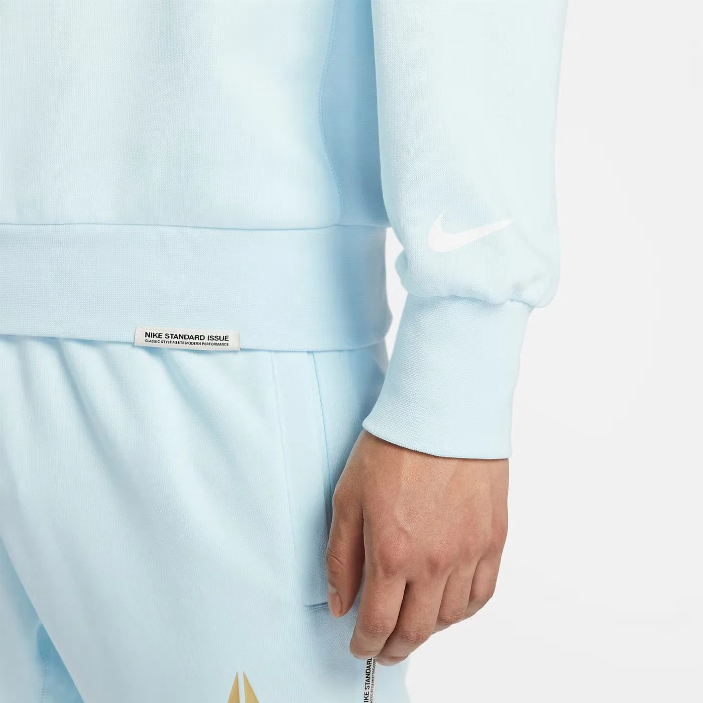 Футболка баскетбольная с принтом Nike Ja Standard Issue, голубой — фото 4