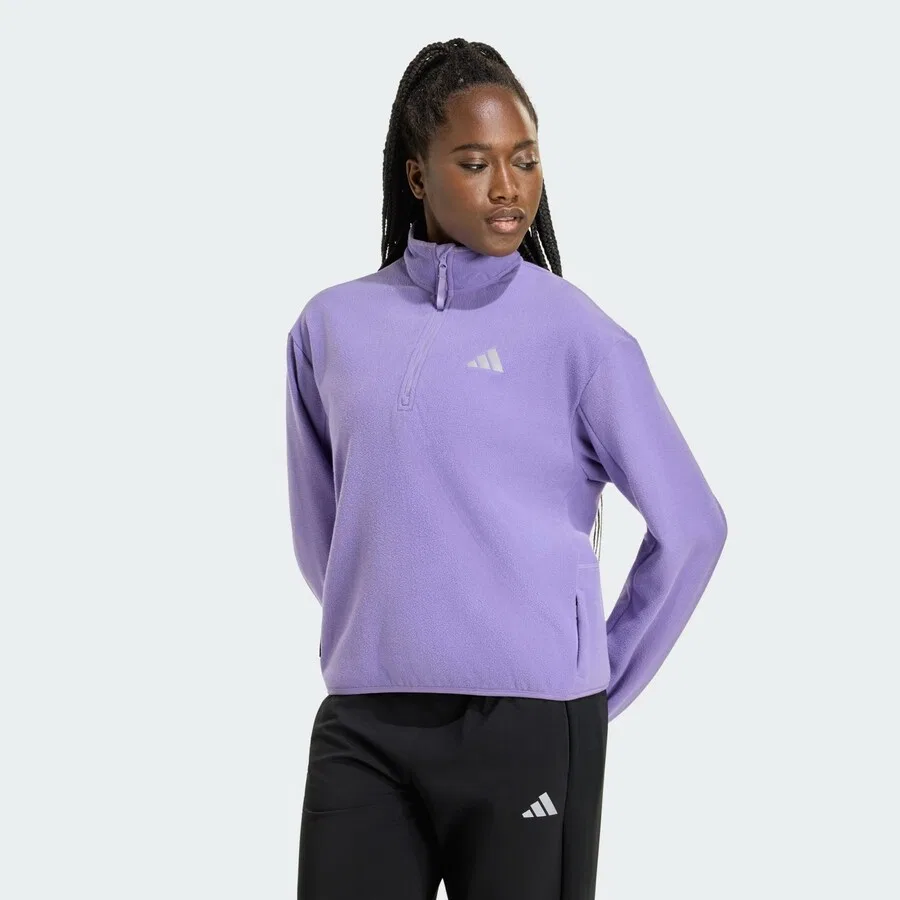 Спортивный свитер ADIDAS PERFORMANCE фиолетового цвета — фото 2