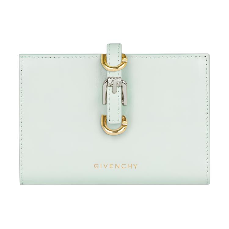 

Givenchy Войу Кожаный бумажник Матовый Светло-зеленый Женский
