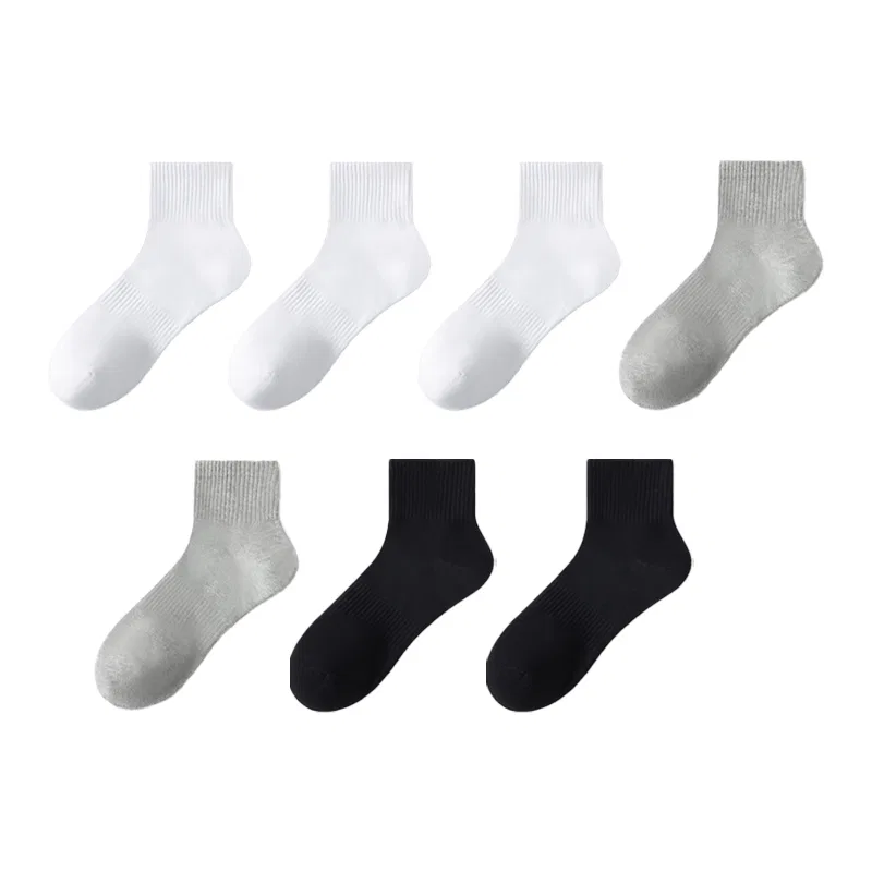 Детские носки-гольф 7 пар Cotton Gene, White, Black, Gray